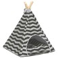 vidaXL Teepee για κατοικίδια με μαξιλάρι 40 x 40 x 50 cm Πολυεστέρας