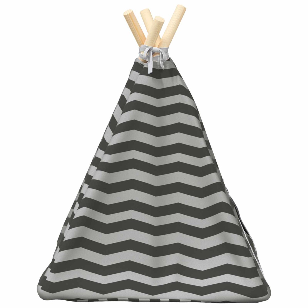 vidaXL Teepee για κατοικίδια με μαξιλάρι 40 x 40 x 50 cm Πολυεστέρας