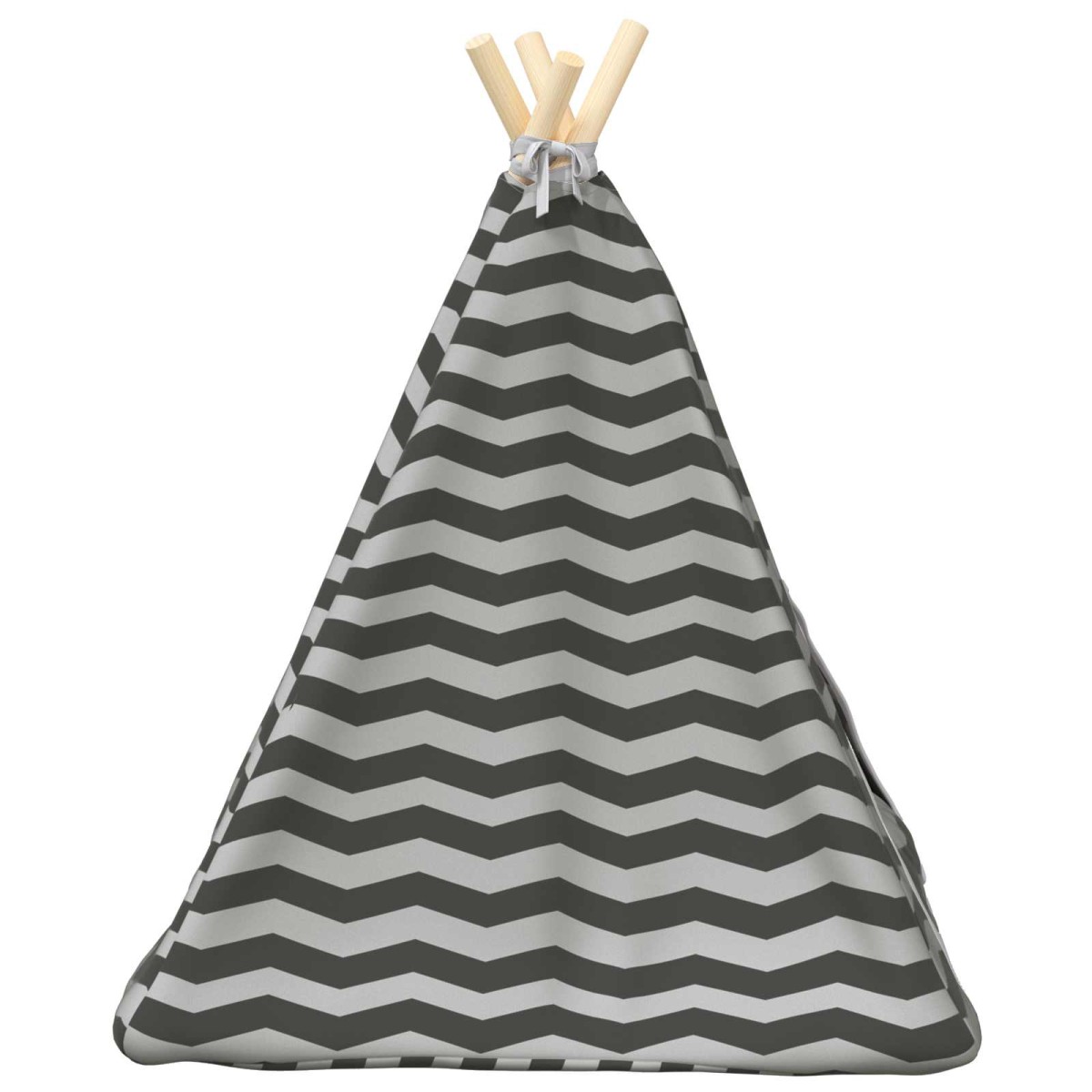 vidaXL Teepee για κατοικίδια με μαξιλάρι 50 x 50 x 60 cm Πολυεστέρας