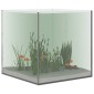 vidaXL Ενυδρείο με αποθήκευση Διαφανές 30 x 30 x 30 cm Γυαλί