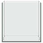 vidaXL Ενυδρείο με αποθήκευση Διαφανές 30 x 30 x 30 cm Γυαλί