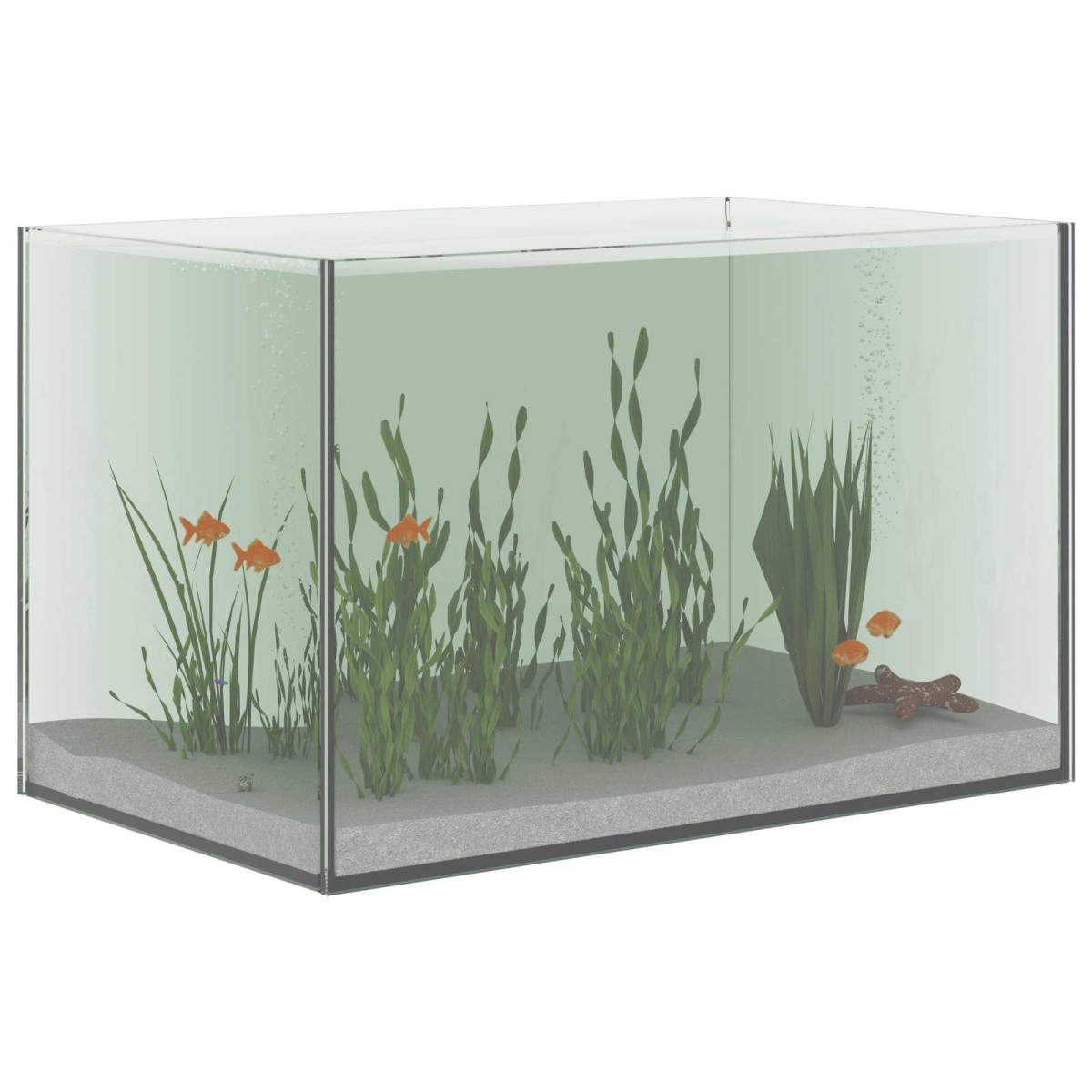 vidaXL Ενυδρείο με αποθήκευση Διαφανές 40 x 25 x 25 εκ. Γυαλί