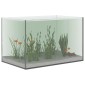 vidaXL Ενυδρείο με αποθήκευση Διαφανές 40 x 25 x 25 εκ. Γυαλί