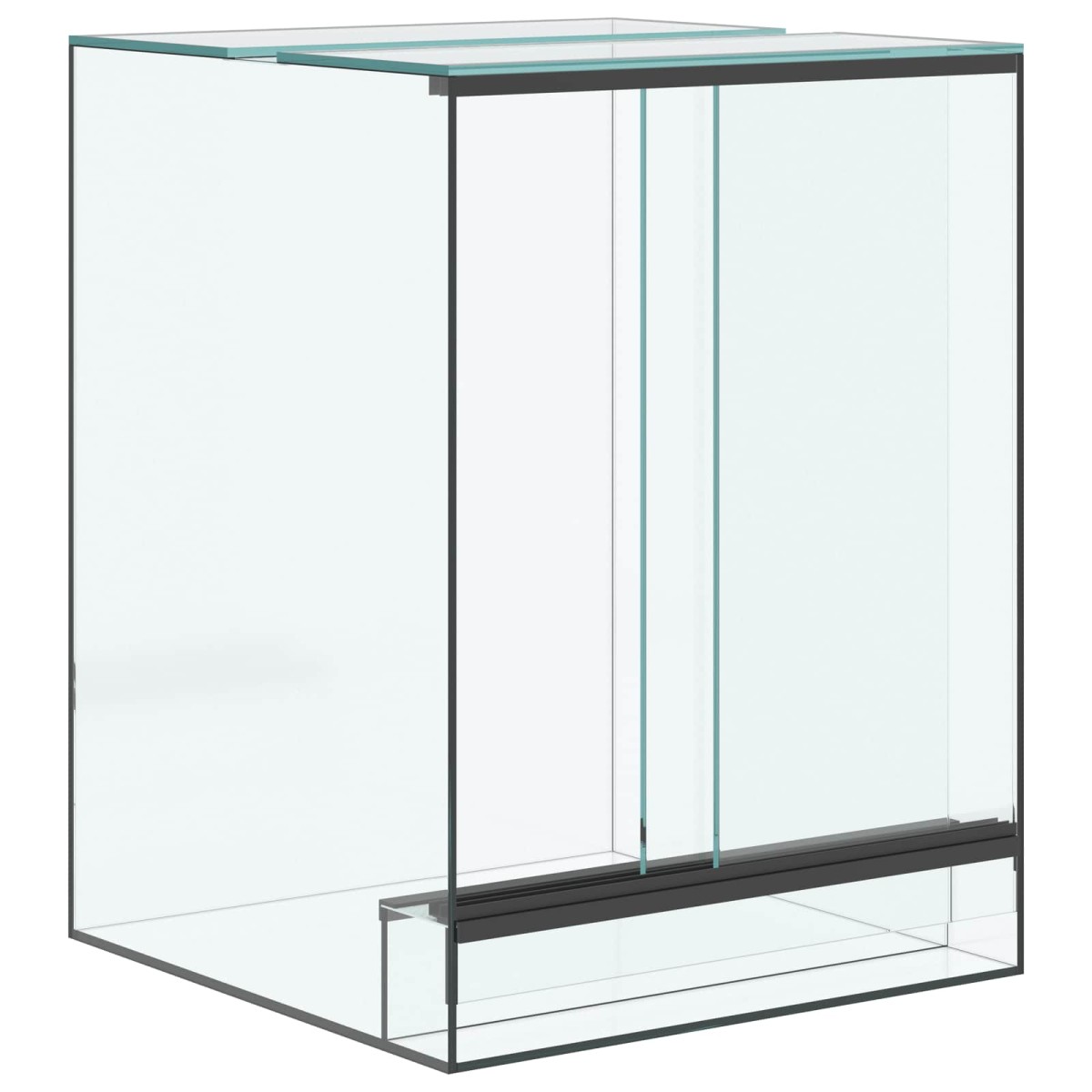 vidaXL Terrarium με αποθήκευση Διαφανές 30 x 30 x 40 cm Γυαλί