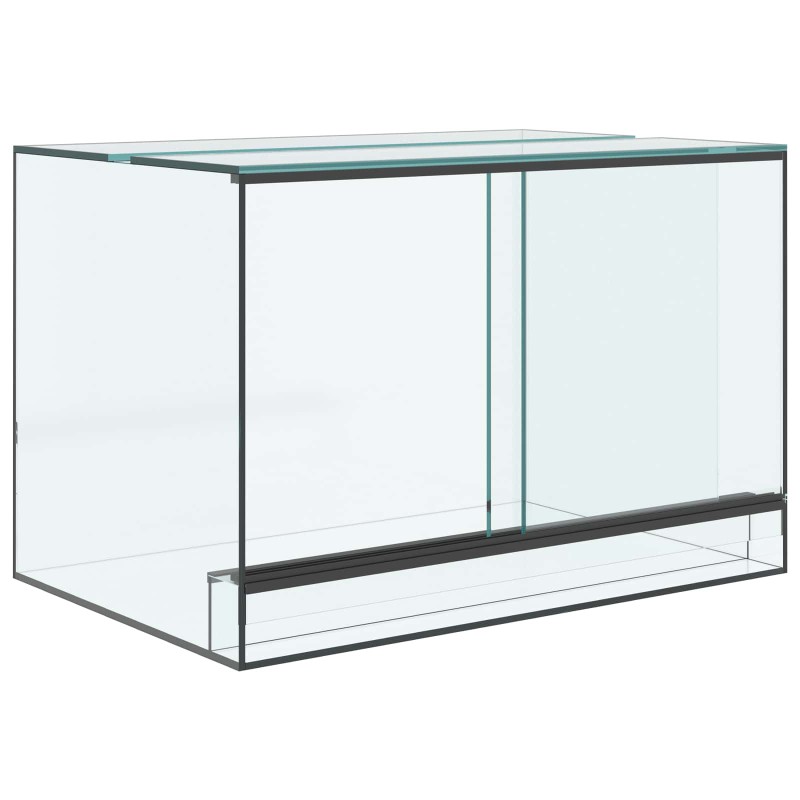 vidaXL Terrarium με αποθήκευση Διαφανές 60 x 40 x 40 εκ. Γυαλί