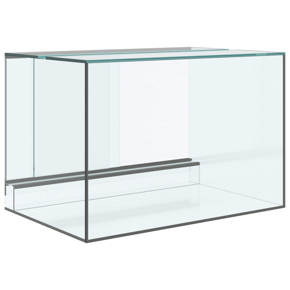 vidaXL Terrarium με αποθήκευση Διαφανές 60 x 40 x 40 εκ. Γυαλί