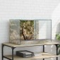 vidaXL Terrarium με αποθήκευση Διαφανές 60 x 40 x 40 εκ. Γυαλί