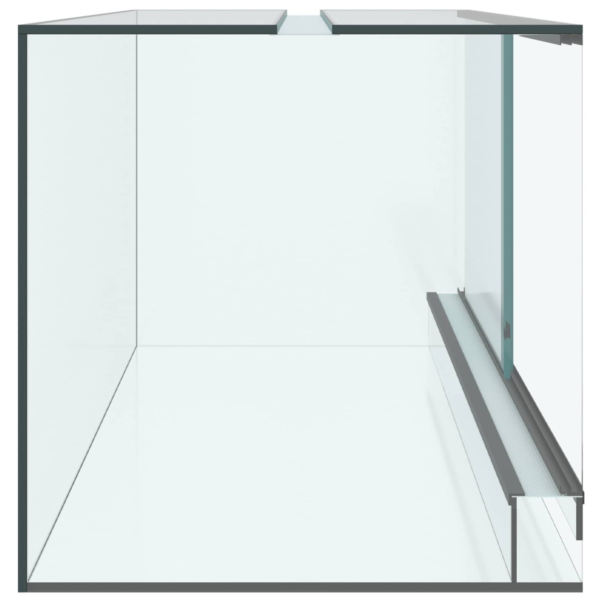 vidaXL Terrarium με αποθήκευση Διαφανές 80 x 40 x 40 cm Γυαλί
