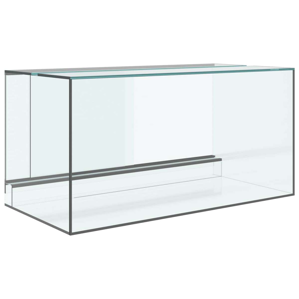 vidaXL Terrarium με αποθήκευση Διαφανές 80 x 40 x 40 cm Γυαλί