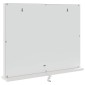 vidaXL Καθρέφτης Vanity LED Λευκό 58 x 10 x 47 εκ Γυαλί και Χάλυβας
