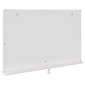 vidaXL Καθρέφτης Vanity LED Λευκό 80 x 10 x 52,5 εκ Γυαλί και Χάλυβας
