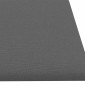 vidaXL Κεφαλάρι Τοίχου 12 τμχ. 60 x 15 cm Ανοιχτό γκρι ύφασμα