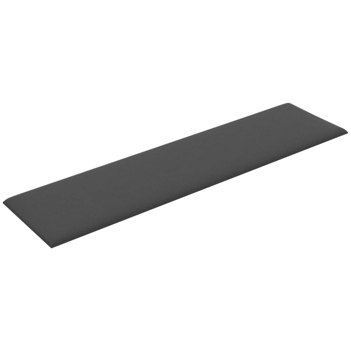 vidaXL Κεφαλάρι Τοίχου 12 τμχ. 60 x 15 cm Σκούρο Γκρι ύφασμα