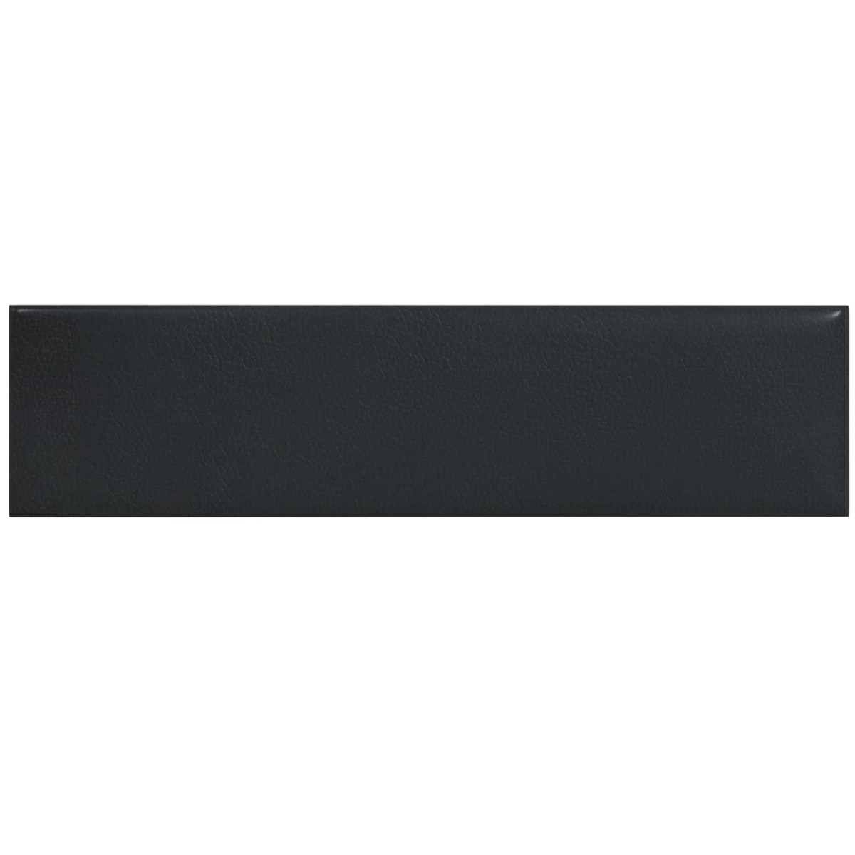 vidaXL Κεφαλάρι Τοίχου 12 τμχ. 60 x 15 cm Μαύρο ύφασμα