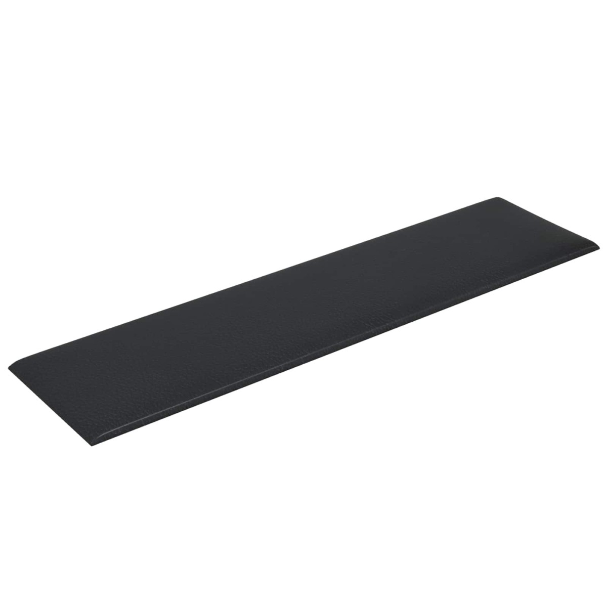 vidaXL Κεφαλάρι Τοίχου 12 τμχ. 60 x 15 cm Μαύρο ύφασμα