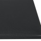 vidaXL Κεφαλάρι Τοίχου 12 τμχ. 60 x 15 cm Μαύρο ύφασμα