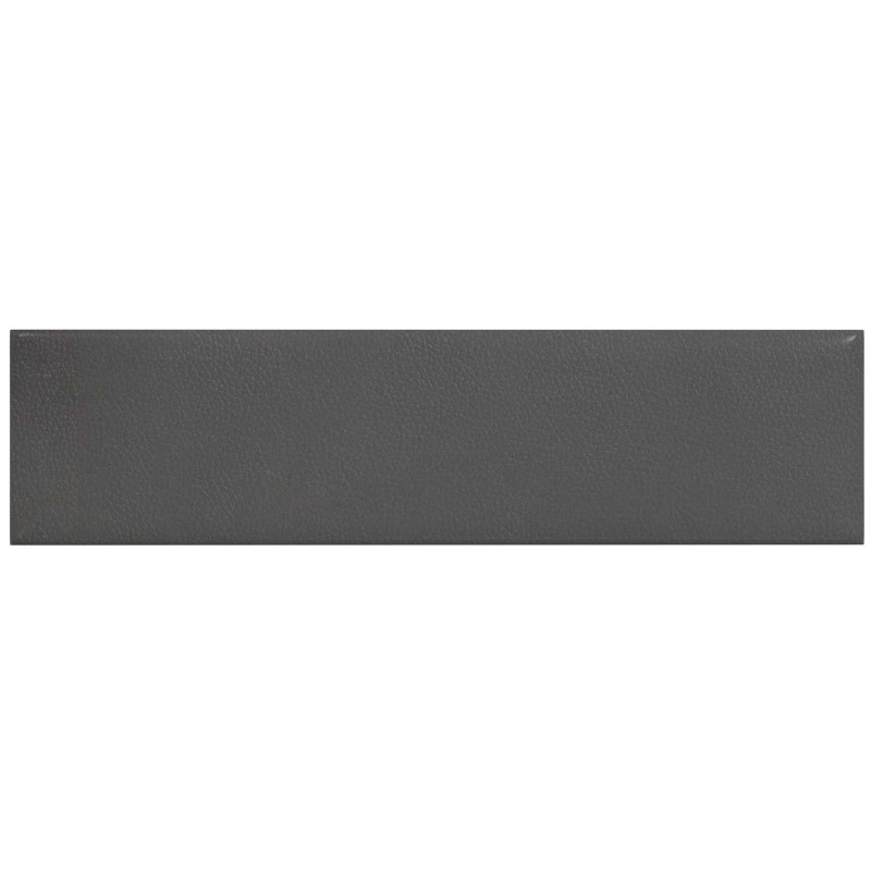 vidaXL Κεφαλάρι Τοίχου 12 τμχ. 60 x 15 cm Γκρι ύφασμα