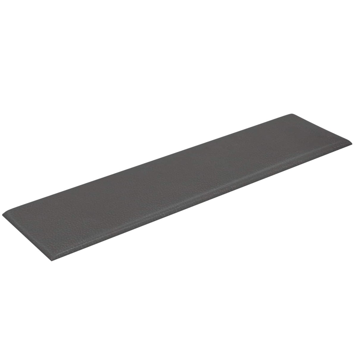 vidaXL Κεφαλάρι Τοίχου 12 τμχ. 60 x 15 cm Γκρι ύφασμα