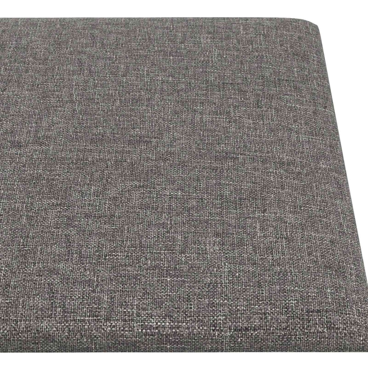 vidaXL Κεφαλάρι Τοίχου 12 τμχ. 90 x 15 cm Ανοιχτό γκρι ύφασμα