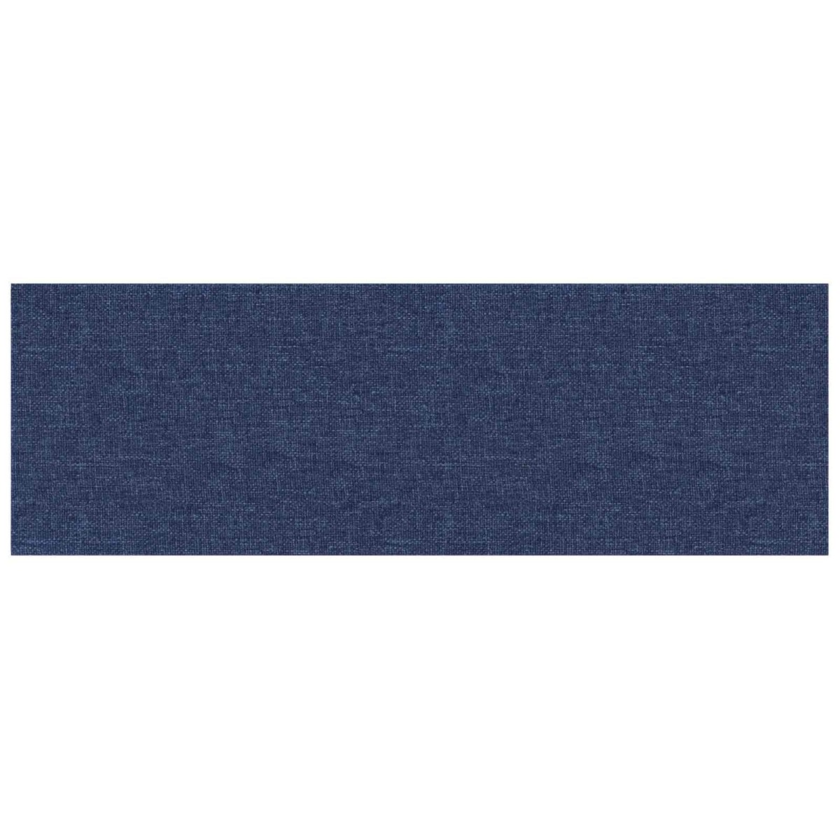 vidaXL Κεφαλάρι Τοίχου 12 τμχ. 90 x 30 cm Μπλε ύφασμα