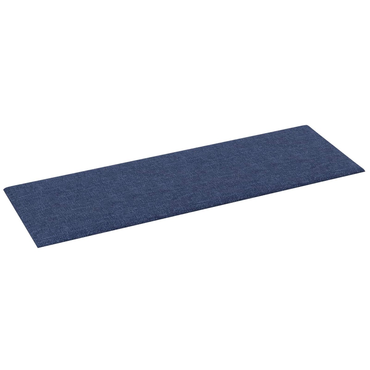 vidaXL Κεφαλάρι Τοίχου 12 τμχ. 90 x 30 cm Μπλε ύφασμα