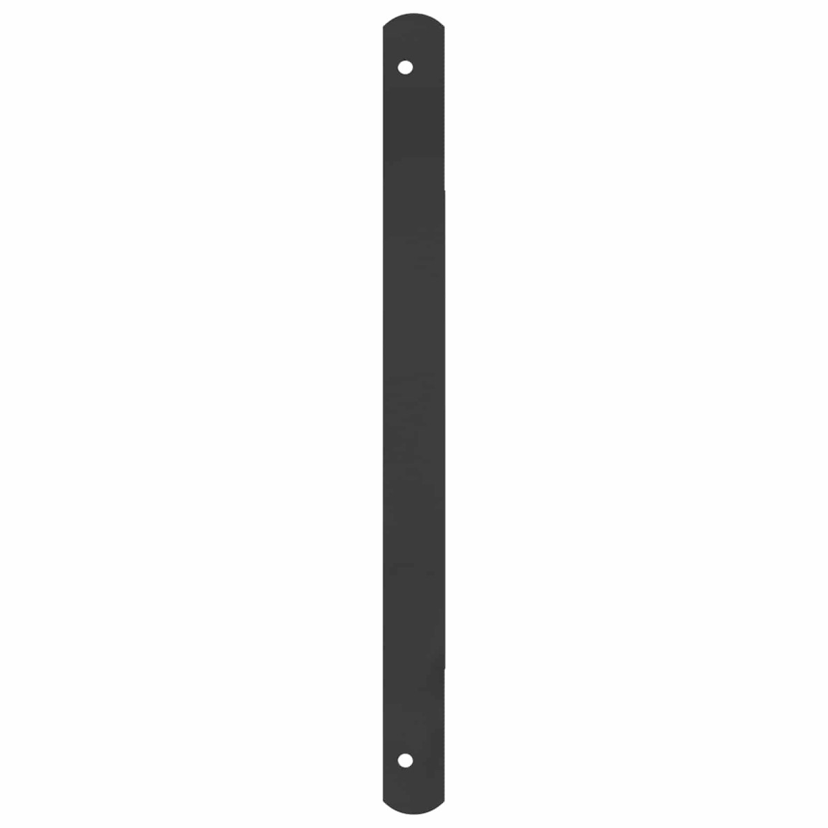 vidaXL Γρίλια Παραθύρου 116 x 45 εκ Χάλυβας με επίστρωση πούδρας Μαύρο