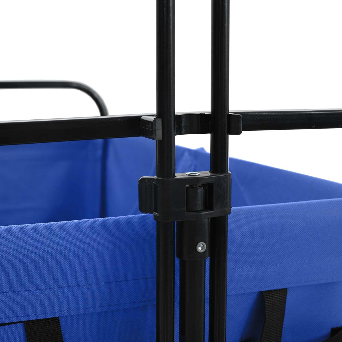 vidaXL Αναδιπλούμενο Τρόλεϊ Χειρός Μπλε 94 x 53 x 99 εκ Ύφασμα Oxford