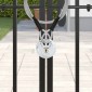 vidaXL Κλειδώματα Discus με Κλειδιά 12 τμχ. Ασημί 7 x 2.4 x 7 εκ