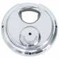 vidaXL Κλειδώματα Discus με Κλειδιά 2 τμχ. Ασημί 8 x 2.8 x 8 εκ