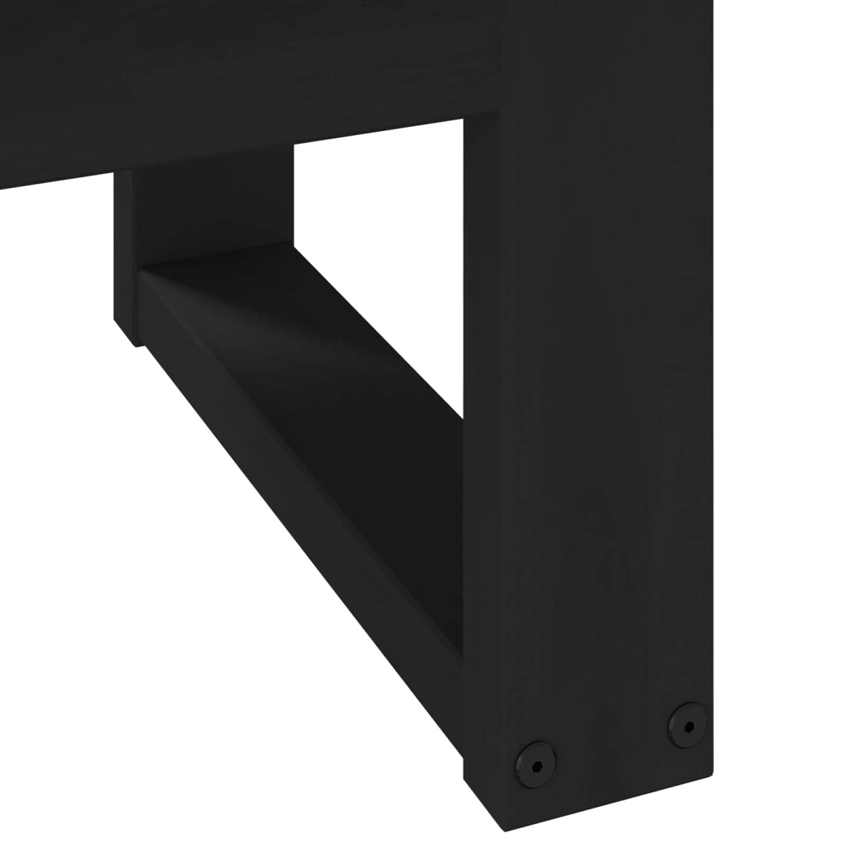 vidaXL Τραπεζάκι σαλονιού NOAIN Μαύρο 119 x 60 x 40 εκ.