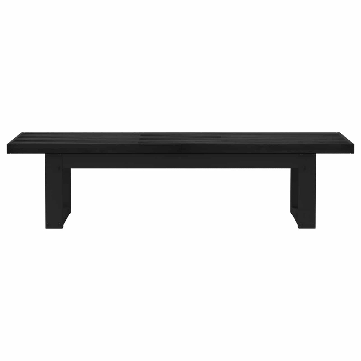 vidaXL Καθιστικό Σαλονιού NOAIN 180 x 41 x 45 εκ Στερεό πεύκο Μαύρο