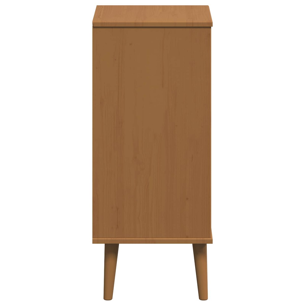 vidaXL Κουτί με συρτάρια MOLDE Καραμέλα 40 x 35 x 82 εκ.