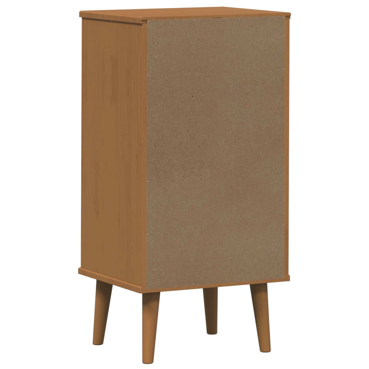 vidaXL Κουτί με συρτάρια MOLDE Καραμέλα 40 x 35 x 82 εκ.