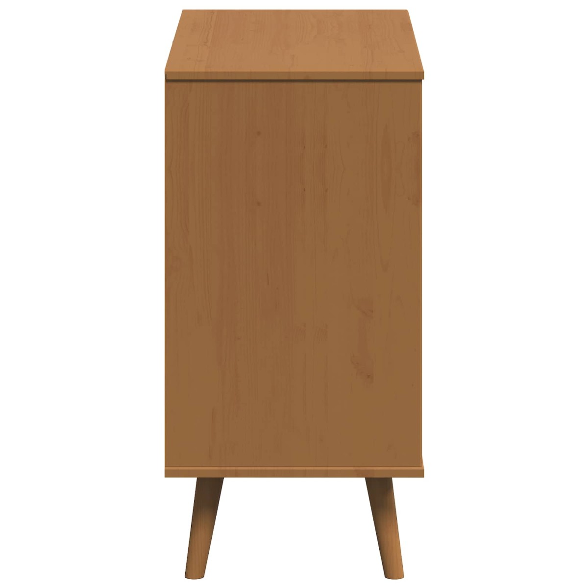 vidaXL Κουτί με συρτάρια MOLDE Καραμέλα 80 x 40 x 80 cm