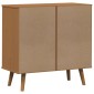 vidaXL Κουτί με συρτάρια MOLDE Καραμέλα 80 x 40 x 80 cm
