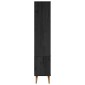 vidaXL Γυάλινη Βαθιά Ντουλάπα MOLDE 90 x 35 x 175 εκ Μασίφ Ξύλο Πεύκου