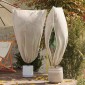 vidaXL Καλύμματα Φλις Προστασίας Φυτών από Παγετό 5 τμχ. Μπεζ