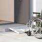 vidaXL Ράμπα για αμαξίδιο 270 κιλών Ασημί 270 κιλά Αλουμίνιο
