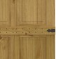 vidaXL Πόρτα αχυρώνα Corona Μέλι Καφέ 70 x 210 cm Μασίφ Ξύλο Πεύκου