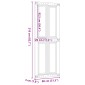 vidaXL Πόρτα αχυρώνα Corona Μέλι Καφέ 80 x 210 cm Μασίφ Ξύλο Πεύκου