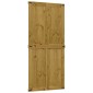 vidaXL Πόρτα αχυρώνα Corona Μέλι Καφέ 90 x 210 cm Μασίφ Ξύλο Πεύκου