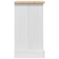 vidaXL Κομοδίνο Corona Λευκό 45 x 35 x 64 εκ. Στερεά ξυλεία πεύκου