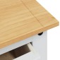 vidaXL Αποθηκευτικές Κάσες με συρτάρι Corona Λευκός 92 x 48 x 114 εκ