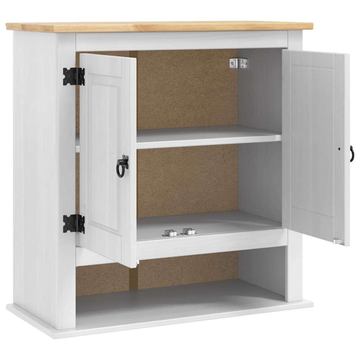 vidaXL Κρεμαστό ντουλάπι CORONA Λευκό 70 x 33 x 71,5 εκ.
