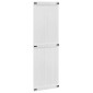 vidaXL Πόρτα αχυρώνα Corona Λευκό 70 x 210 cm Μασίφ Ξύλο Πεύκου