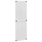 vidaXL Πόρτα αχυρώνα Corona Λευκό 70 x 210 cm Μασίφ Ξύλο Πεύκου