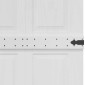 vidaXL Πόρτα αχυρώνα Corona Λευκό 70 x 210 cm Μασίφ Ξύλο Πεύκου