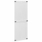vidaXL Πόρτα αχυρώνα Corona Λευκό 80 x 210 cm Μασίφ Ξύλο Πεύκου