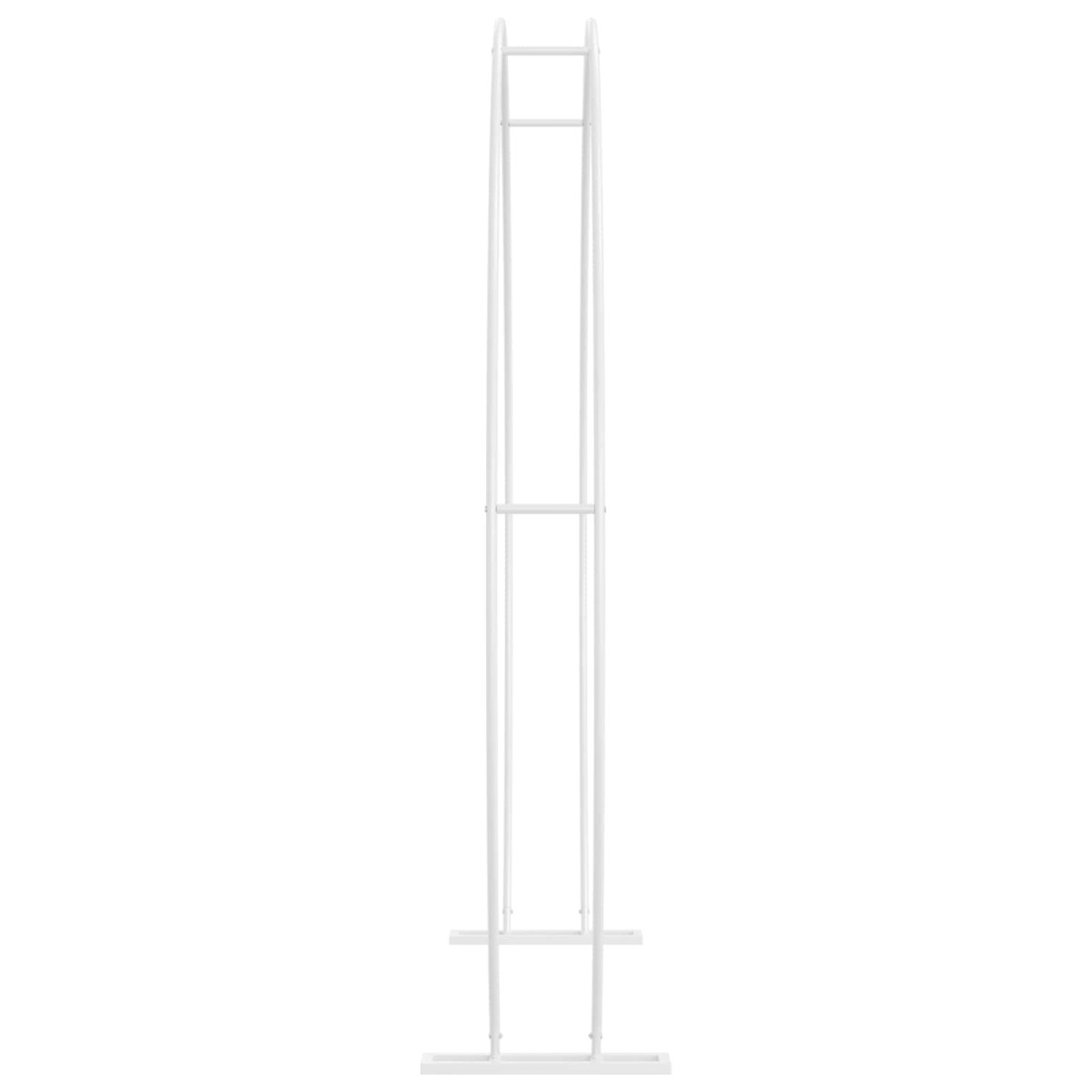 vidaXL Αψίδα Γάμου Λευκό 223 x 45 x 201 εκ. Ατσάλι