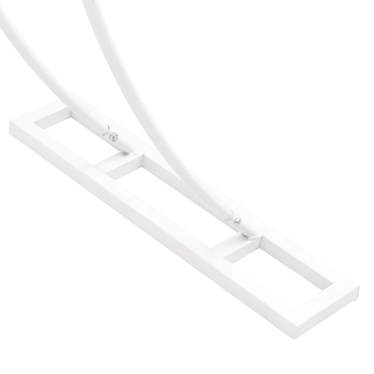 vidaXL Αψίδα Γάμου Λευκό 223 x 45 x 201 εκ. Ατσάλι